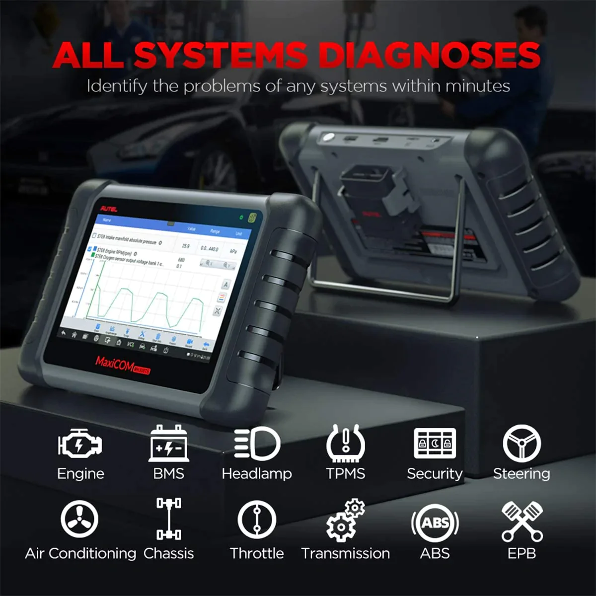 Autel MaxiCheck OBD2 Scanner Computer Diagnostic Tool Mechanic Must Have Clear Engine Codes
