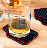 Car Floor Mat Coasters Durable Rubber Perfect Birthday Christmas Gift Man Cave Garage