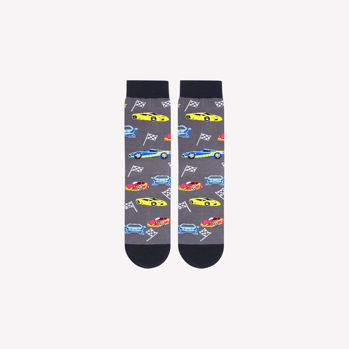 If You Can Read This The Race Is On Socks Funny Gift Racing Theme
