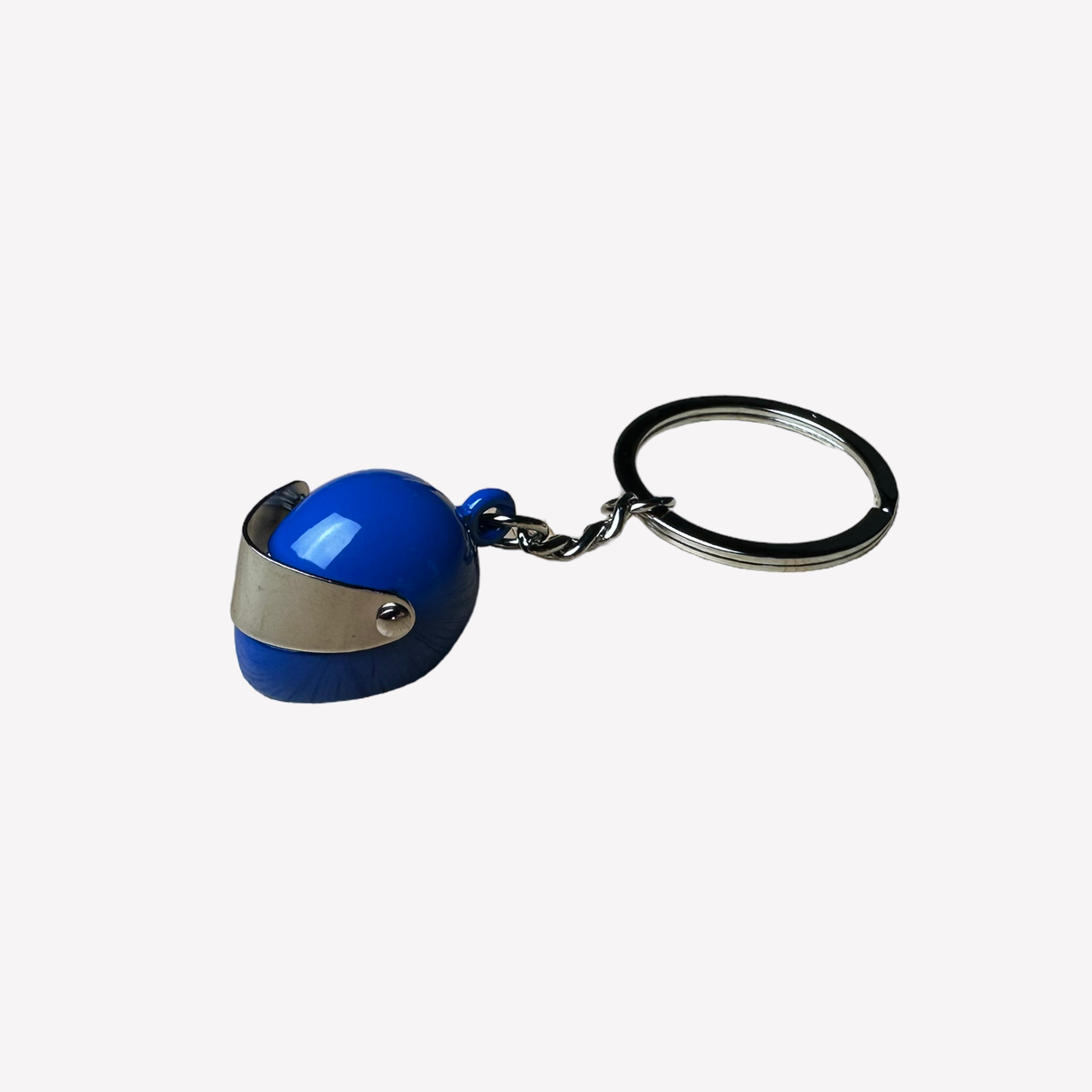 Metal Racing Helmet Keychain Working Visor Racing Track Day Drifting Gift