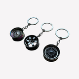 Metal Wheel Keychains Classic Designs BBS Volk Style Wheels
