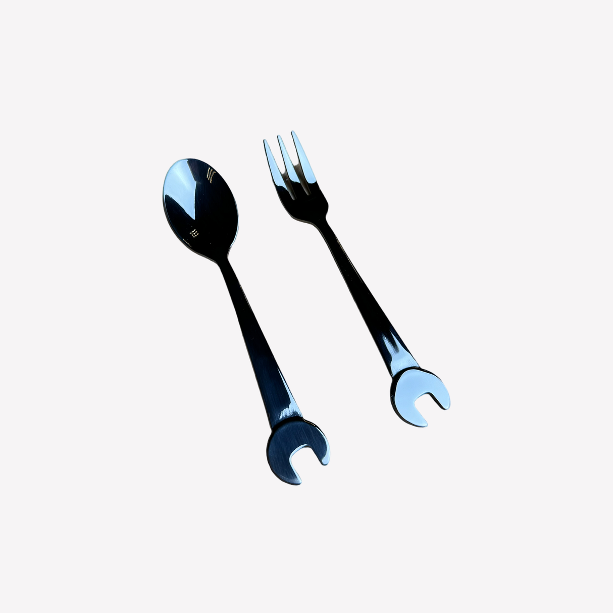 Mechanic Wrench Utensils Spoon & Fork 304 Stainless Steel Cutlery