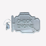 Check Engine Light Neon Sign Garage Man Cave USB Powered Repair Shop Mechanic